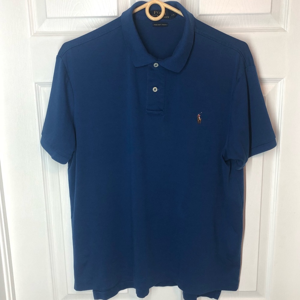 Polo Ralph Lauren Blue Pima Soft Size Large
